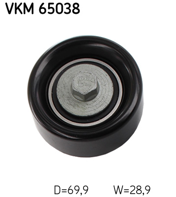 Vratná/vodiaca kladka rebrovaného klinového remeňa SKF